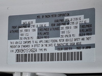 2025 Mazda Mazda CX-90 Preferred Package