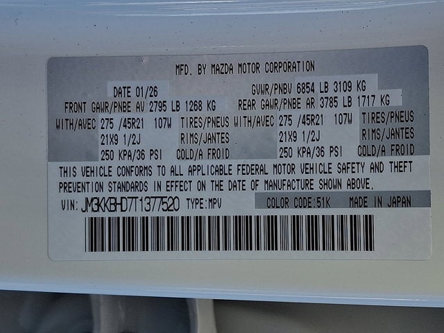 2026 Mazda Mazda CX-90 3.3 Turbo Preferred AWD