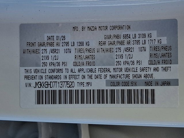 2026 Mazda Mazda CX-90 3.3 Turbo Preferred AWD