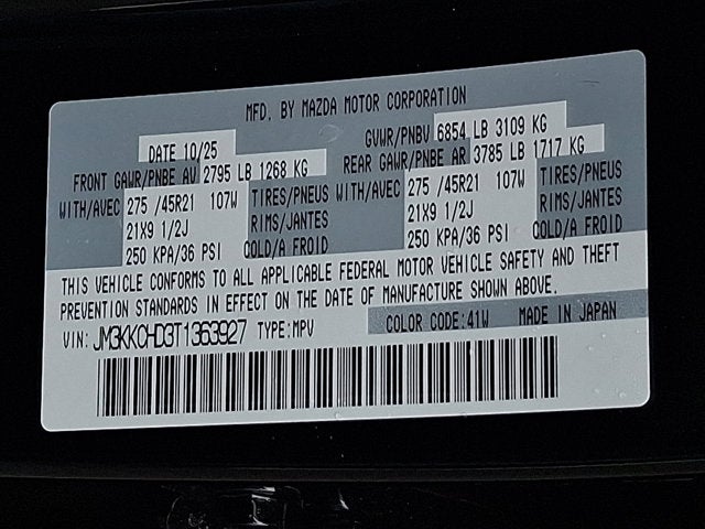 2026 Mazda Mazda CX-90 3.3 Turbo Premium Sport AWD