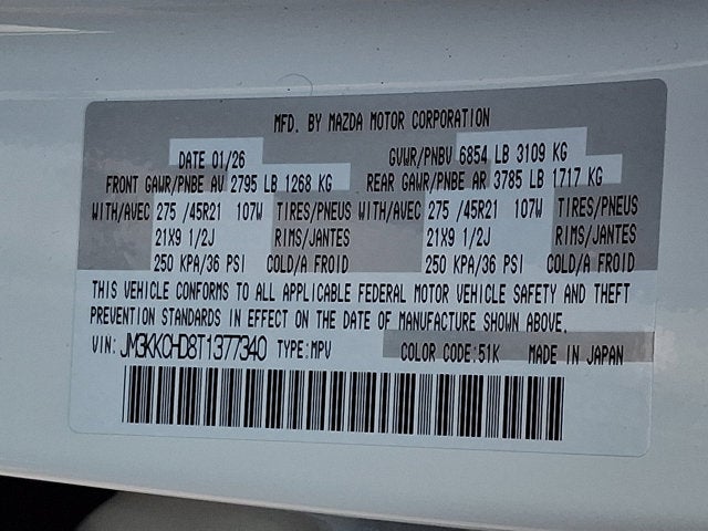 2026 Mazda Mazda CX-90 3.3 Turbo Premium Sport AWD