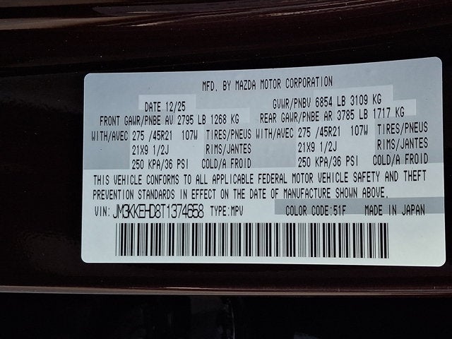 2026 Mazda Mazda CX-90 3.3 Turbo Premium Plus AWD