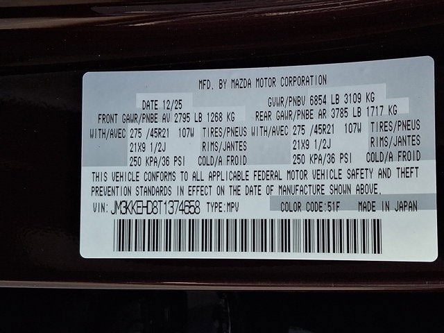 2026 Mazda Mazda CX-90 3.3 Turbo Premium Plus AWD