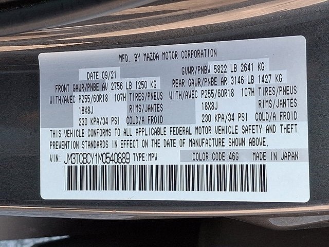 2021 Mazda Mazda CX-9 Touring