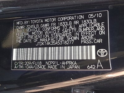 2010 Toyota Yaris Base