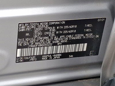 2021 Toyota RAV4 Prime SE