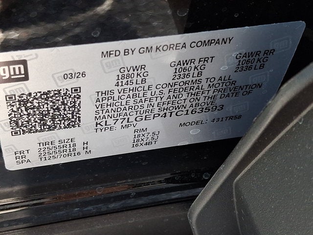 2026 Chevrolet Trax 1RS