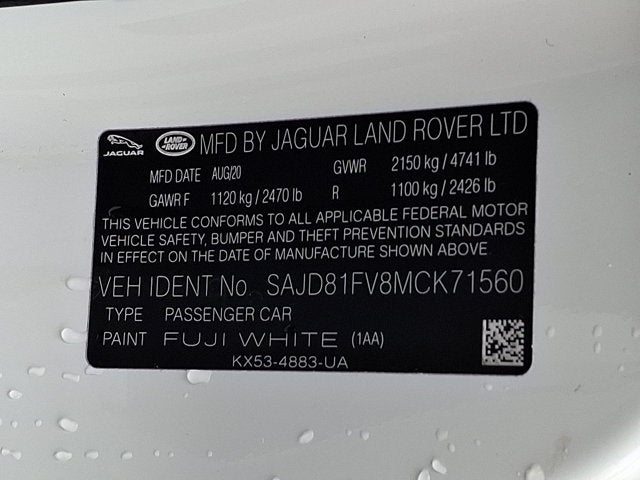 2021 Jaguar F-TYPE R-Dynamic