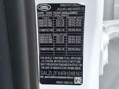 2024 Land Rover Range Rover Evoque Dynamic SE