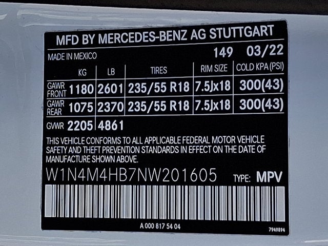 2022 Mercedes-Benz GLB GLB 250