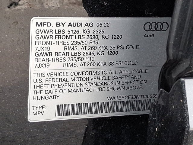 2022 Audi Q3 S line Premium Plus