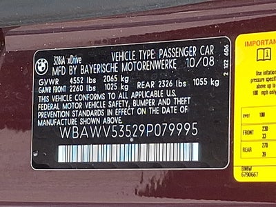 2009 BMW 3 Series 328i xDrive