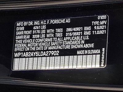 2020 Porsche Cayenne S