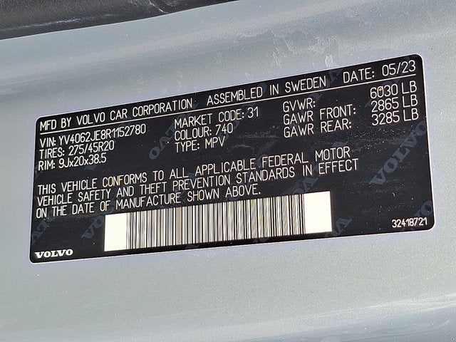 2024 Volvo XC90 Plus Bright Theme