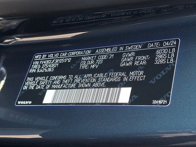 2024 Volvo XC90 Ultimate Bright Theme