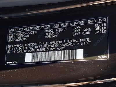 2024 Volvo XC90 Plus Bright Theme