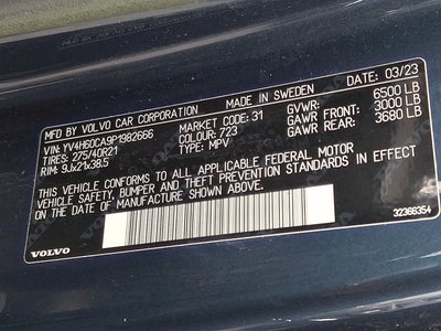 2023 Volvo XC90 Recharge Plug-In Hybrid Ultimate Bright Theme