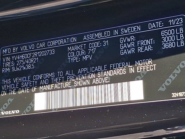 2024 Volvo XC90 Recharge Plug-In Hybrid Ultimate Bright Theme