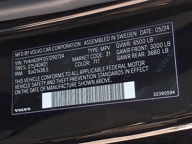 2025 Volvo XC90 Plug-In Hybrid Ultra