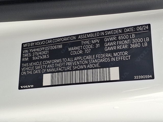 2025 Volvo XC90 Plug-In Hybrid Ultra