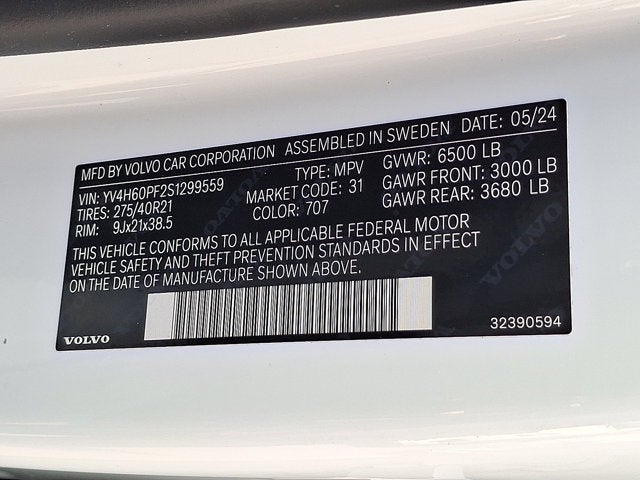 2025 Volvo XC90 Plug-In Hybrid Ultra