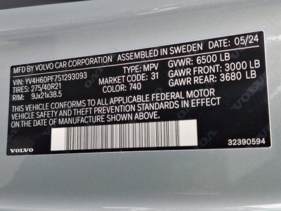 2025 Volvo XC90 Plug-In Hybrid Ultra