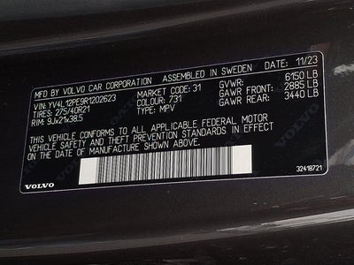 2024 Volvo XC90 Plus Bright Theme