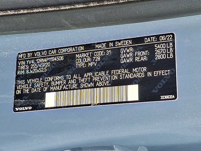 2023 Volvo XC60 Plus Bright Theme