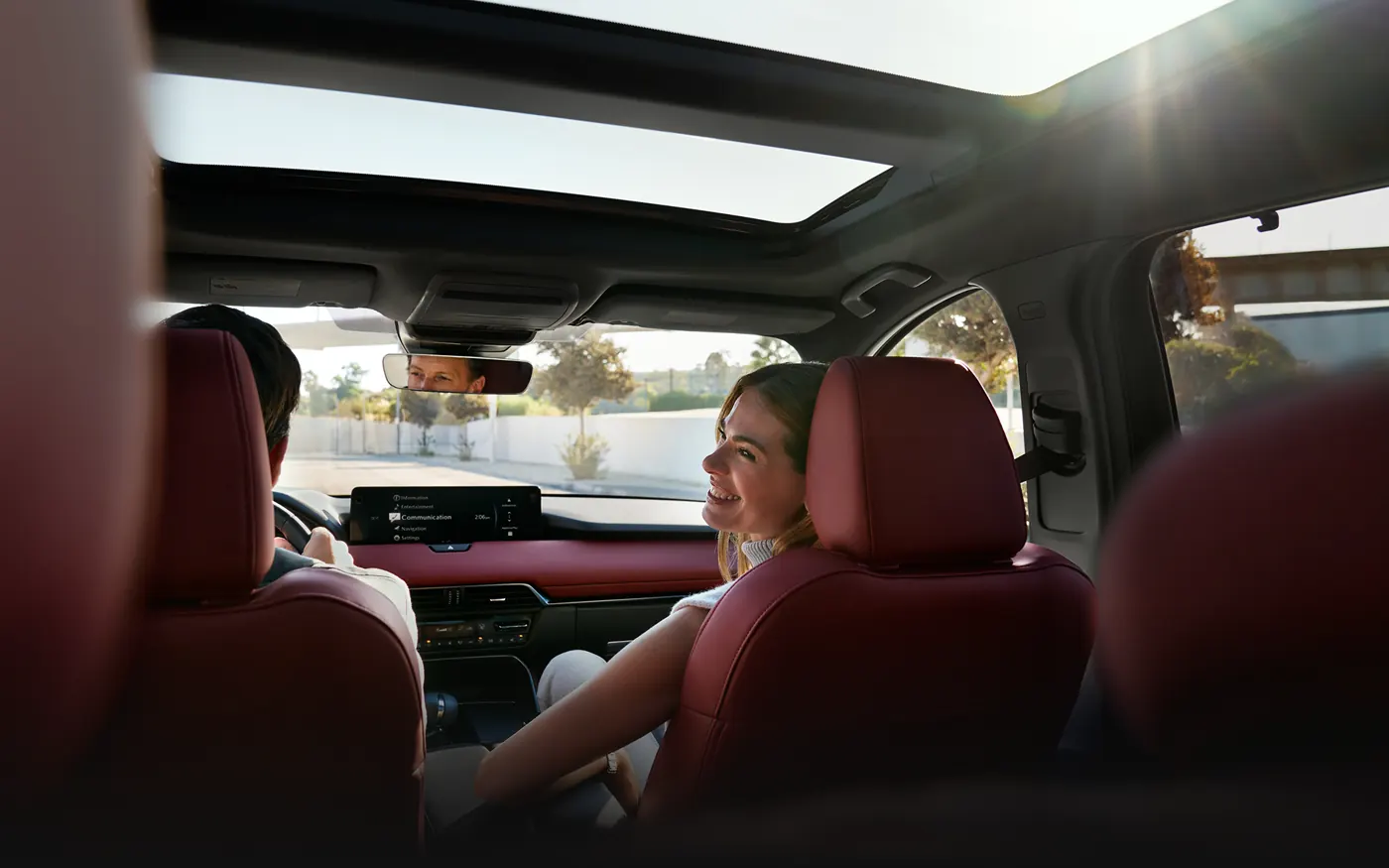 Friends riding in the 2-row 2027 Mazda CX-90 | Scott Mazda in Allentown PA