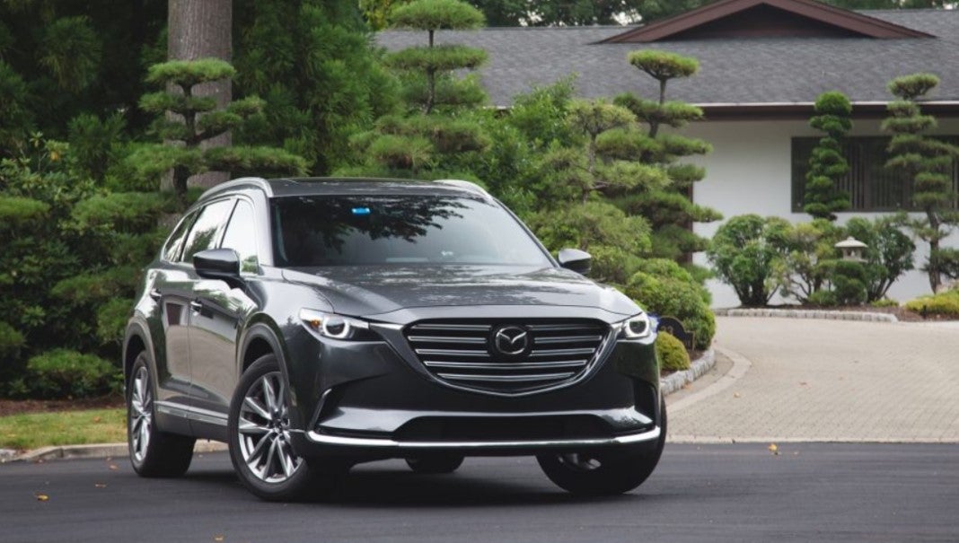 A dark silver 2022 Mazda CX-9 Rumor