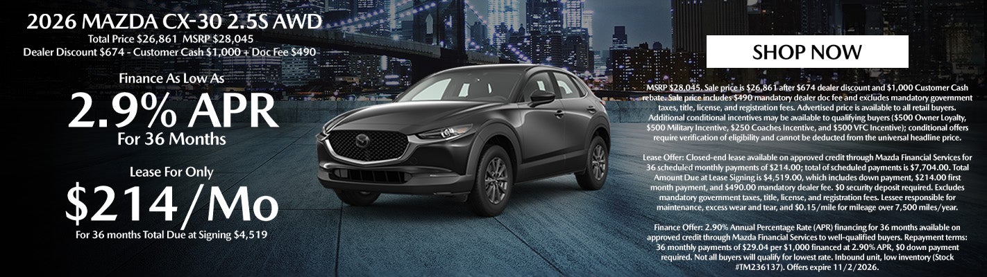 2026 MAZDA CX-30 2.5S AWD