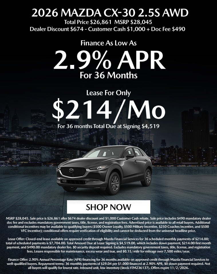 2026 MAZDA CX-30 2.5S AWD