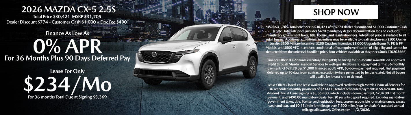 2026 MAZDA CX-5 2.5S