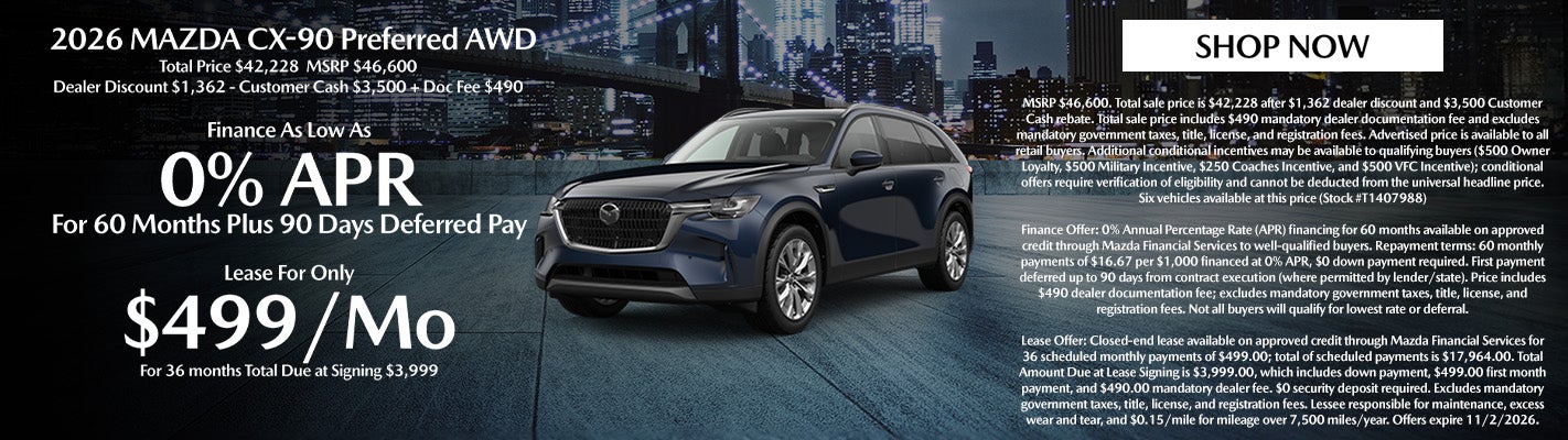 2026 MAZDA CX-90 Preferred AWD