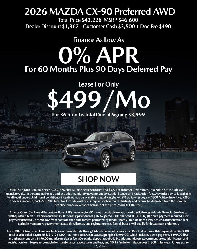 2026 MAZDA CX-90 Preferred AWD