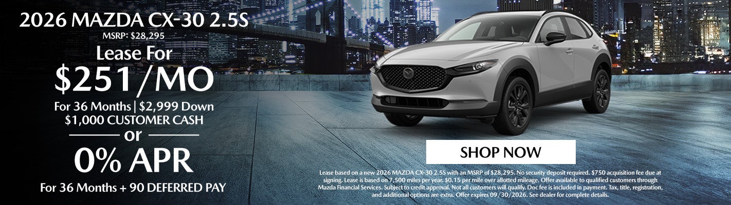  MAZDA CX-30 2.5S AWD Offer