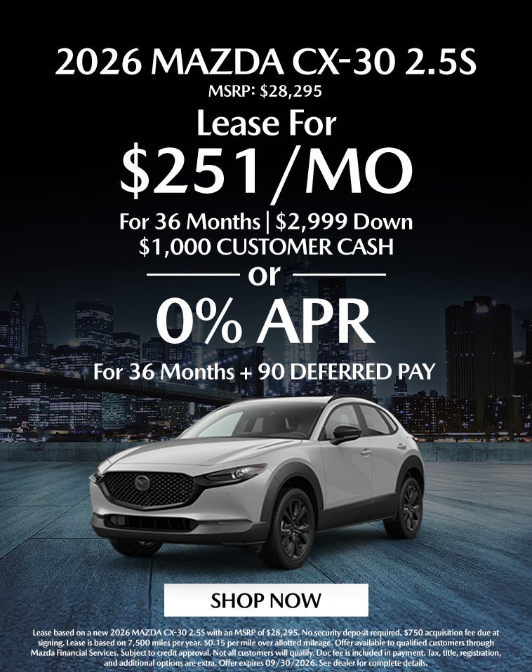  MAZDA CX-30 2.5S AWD Offer