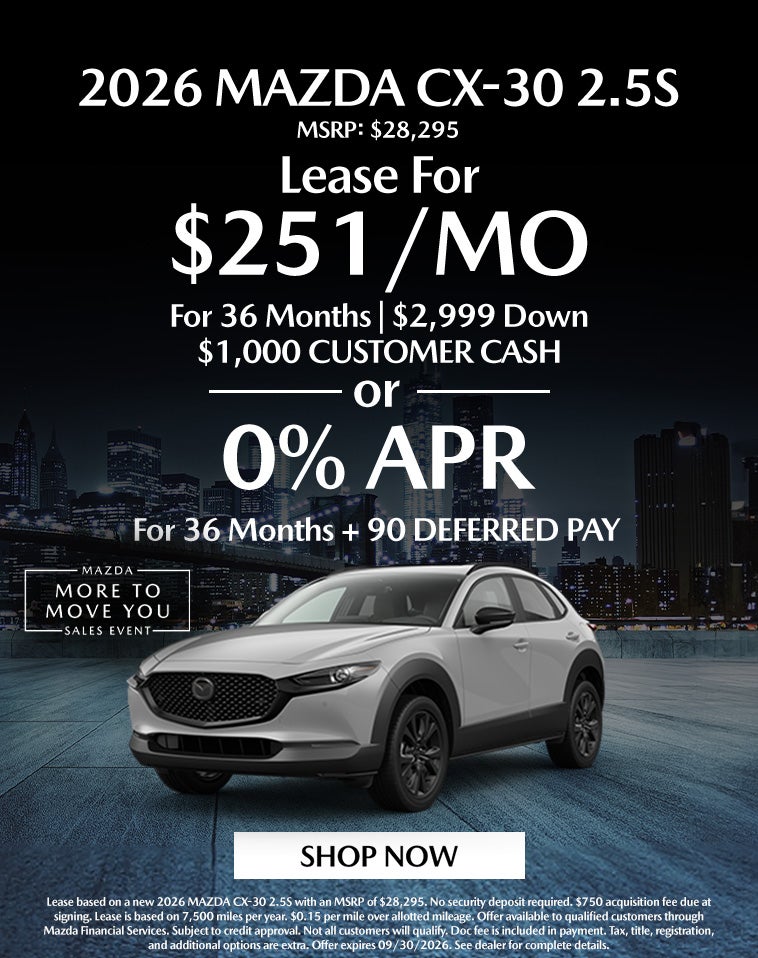  MAZDA CX-30 2.5S AWD Offer
