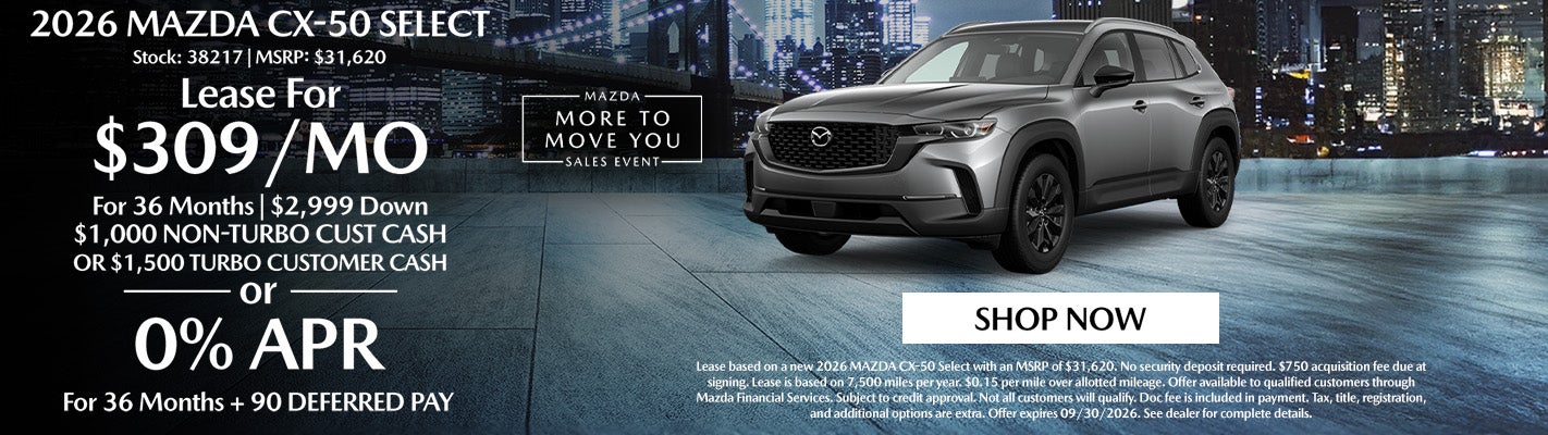 MAZDA CX-50 Select AWD Offer