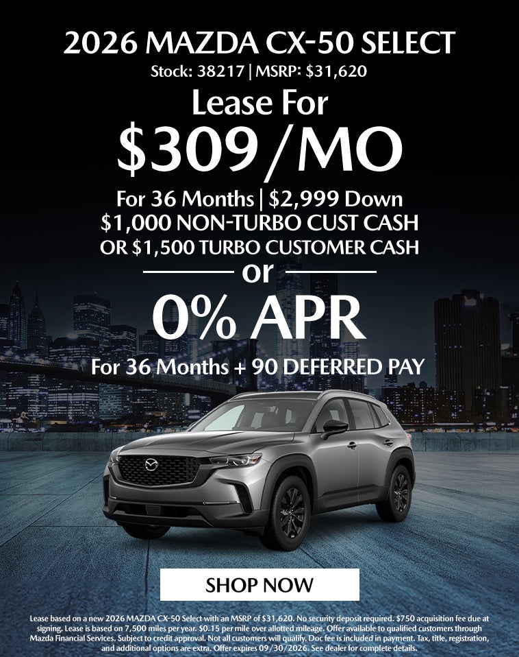 MAZDA CX-50 Select AWD Offer