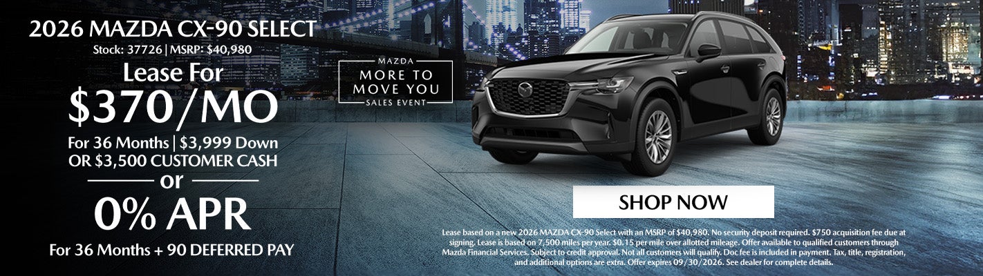 MAZDA CX-90 3.3 Turbo Select Offer