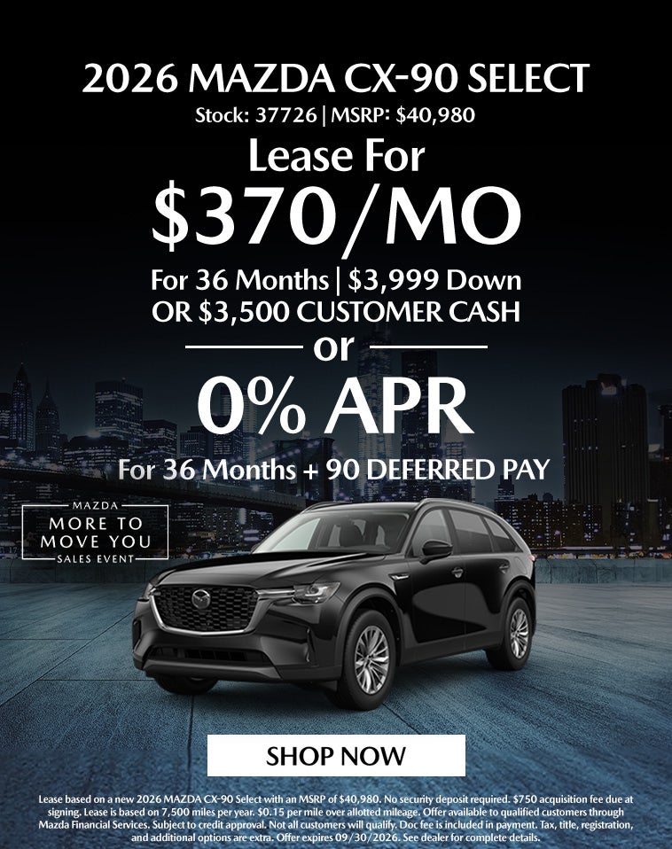 MAZDA CX-90 3.3 Turbo Select Offer